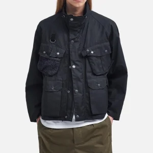 BARBOUR Blousons & Manteaux | Modified Dryfly Wax Jacket Noir