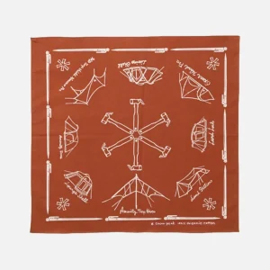 SNOW PEAK Accessoires | Noasobi Bandana Orange