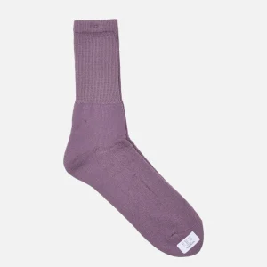 ANONYMOUS ISM Chaussettes | Oc Pile Low Crew Violet