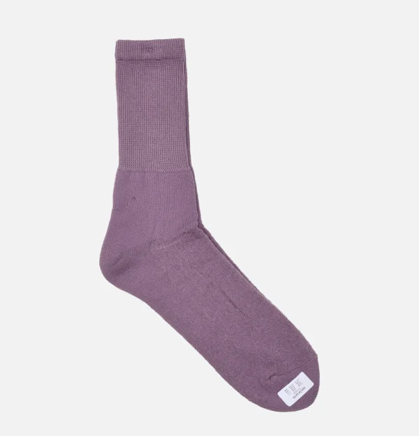 ANONYMOUS ISM Chaussettes | Oc Pile Low Crew Violet