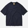 FRIZMWORKS T-shirts | Og Double Rib Oversized Tee Navy