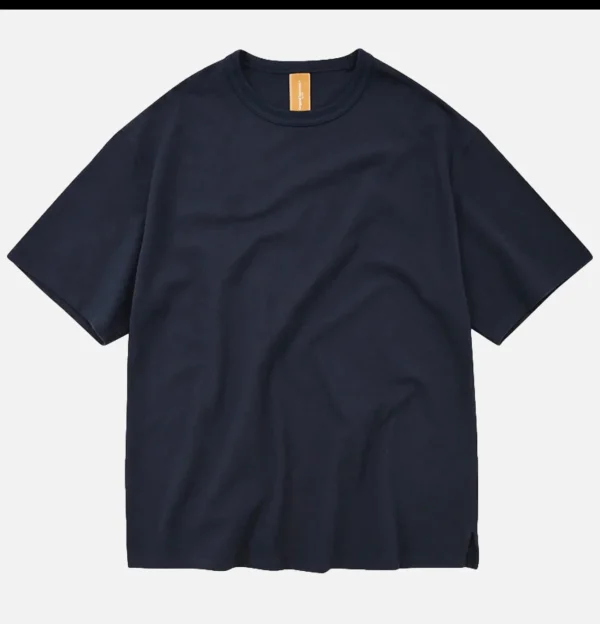 FRIZMWORKS T-shirts | Og Double Rib Oversized Tee Navy