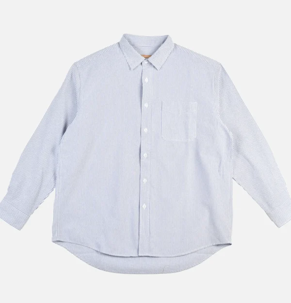 FRIZMWORKS Chemises | Og Stripes Overshirt Blue