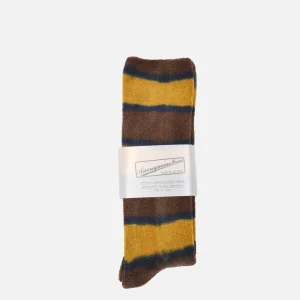 ANONYMOUS ISM Chaussettes | Old Surf Stripes Crew