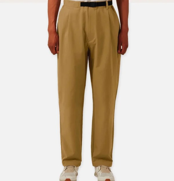 GOLDWIN Pantalons | One Tuck Stretch Pants Beige