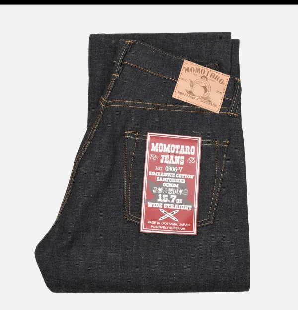 MOMOTARO JEANS Jeans | 15.7 Oz Classic Straight Bleu