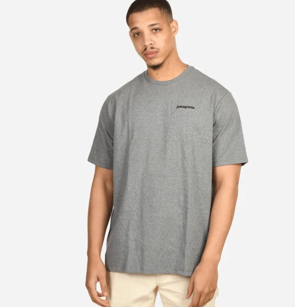 PATAGONIA T-shirts | P-6 Logo T-shirt Gravel Heather