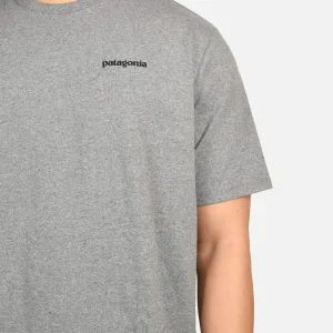 PATAGONIA T-shirts | P-6 Logo T-shirt Gravel Heather