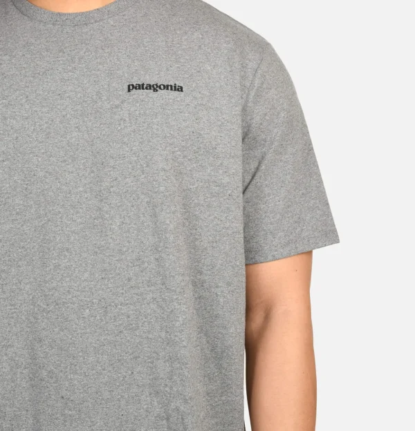 PATAGONIA T-shirts | P-6 Logo T-shirt Gravel Heather