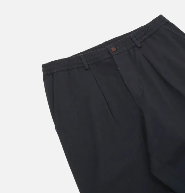 UNIVERSAL WORKS Chinos | Pantalon Double Pleated Black