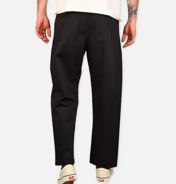 UNIVERSAL WORKS Chinos | Pantalon Double Pleated Black