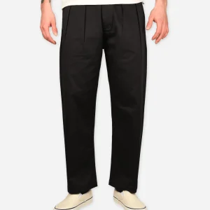 UNIVERSAL WORKS Chinos | Pantalon Double Pleated Black