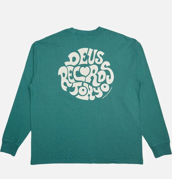 DEUS T-shirts | Paradigm Ls Tee Forest Green