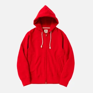 JACKMAN Sweats & Polaires | Parka Sweatshirt Rouge