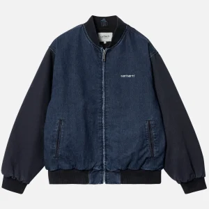 CARHARTT WIP Vestes | Paxon Bomber Navy Stone Washed