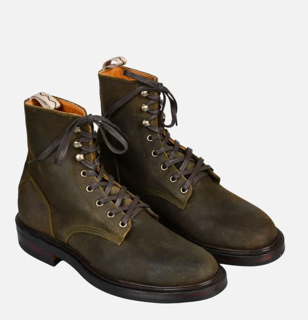 UNMARKED Bottes | Plain Toe Db Hunter Waxed Olive