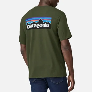 PATAGONIA T-shirts | P6-logo Tee Torrey Pine Green