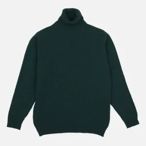 WILLIAM LOCKIE Pulls & Cardigans | Pull Col Rond Aryan Forest Green