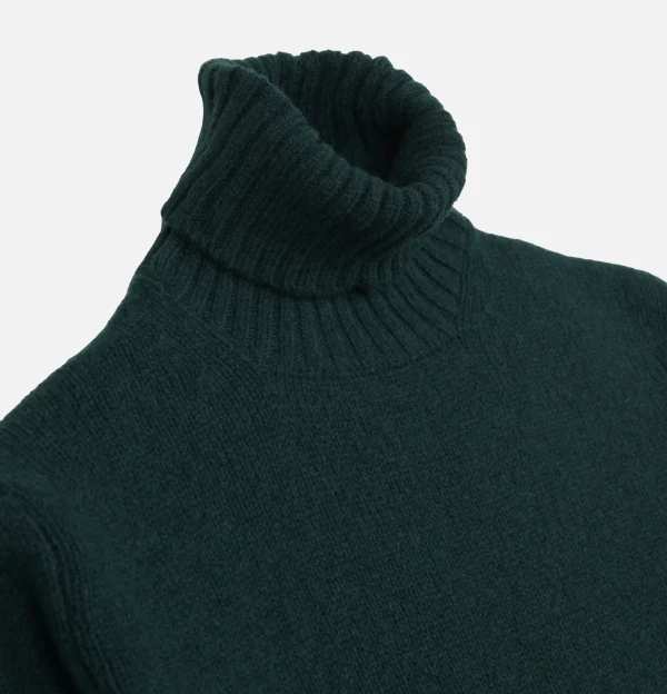 WILLIAM LOCKIE Pulls & Cardigans | Pull Col Rond Aryan Forest Green