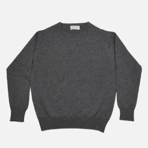 WILLIAM LOCKIE Pulls & Cardigans | Pull Col Rond Charcoal