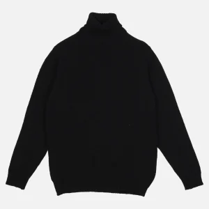 WILLIAM LOCKIE Pulls & Cardigans | Pull Col Roulé Aryan Black