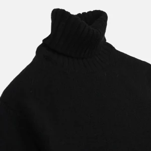 WILLIAM LOCKIE Pulls & Cardigans | Pull Col Roulé Aryan Black