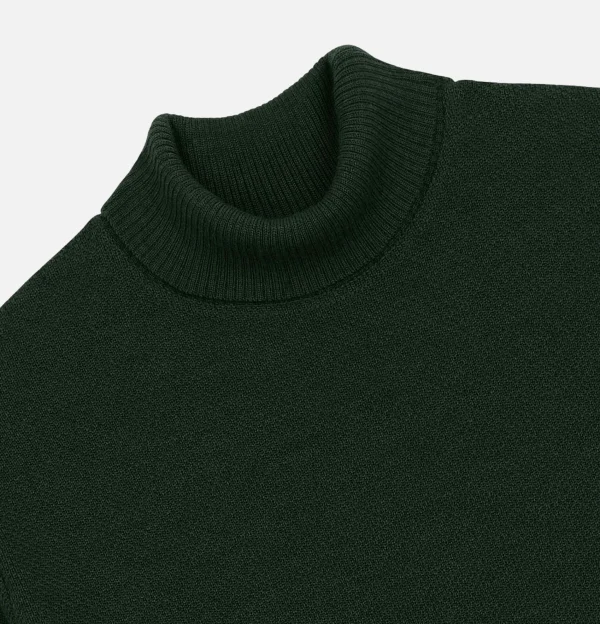 NITTO KNITWEAR Pulls & Cardigans | Pull Col Roulé Youri Green