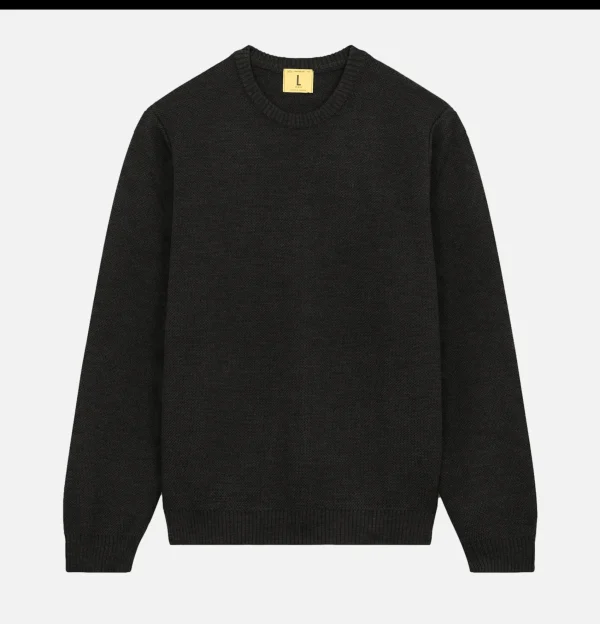 NITTO KNITWEAR Pulls & Cardigans | Pull Youri Col Rond Anthracite