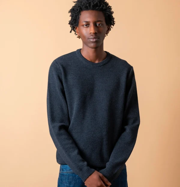 NITTO KNITWEAR Pulls & Cardigans | Pull Youri Col Rond Anthracite