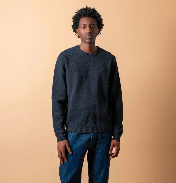 NITTO KNITWEAR Pulls & Cardigans | Pull Youri Col Rond Anthracite