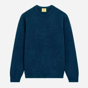 NITTO KNITWEAR Pulls & Cardigans | Pull Youri Col Rond Bleu Jean