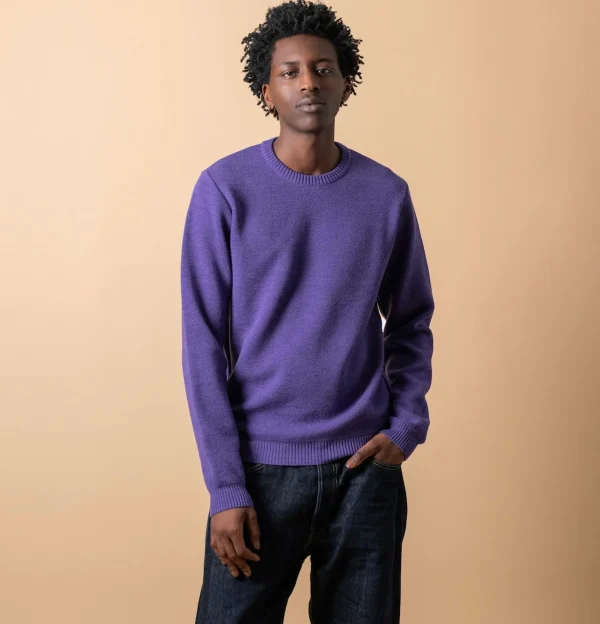 NITTO KNITWEAR Pulls & Cardigans | Pull Youri Col Rond Violet