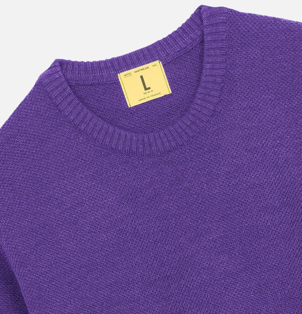 NITTO KNITWEAR Pulls & Cardigans | Pull Youri Col Rond Violet