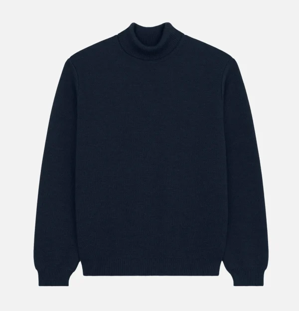 NITTO KNITWEAR Pulls & Cardigans | Pull Youri Col Roulé Navy