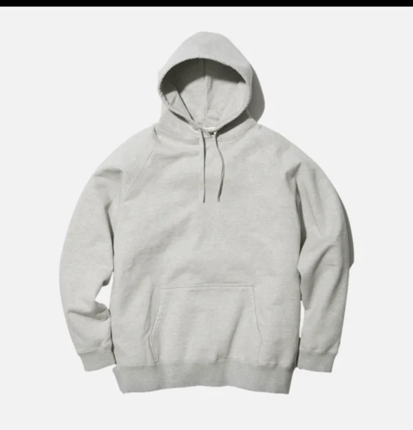 SNOW PEAK Sweats & Polaires | Recycled Cotton Pullover Hoodie Grey