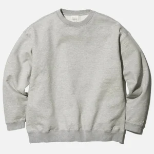 SNOW PEAK Sweats & Polaires | Recycled Cotton Sweat Crewneck Grey