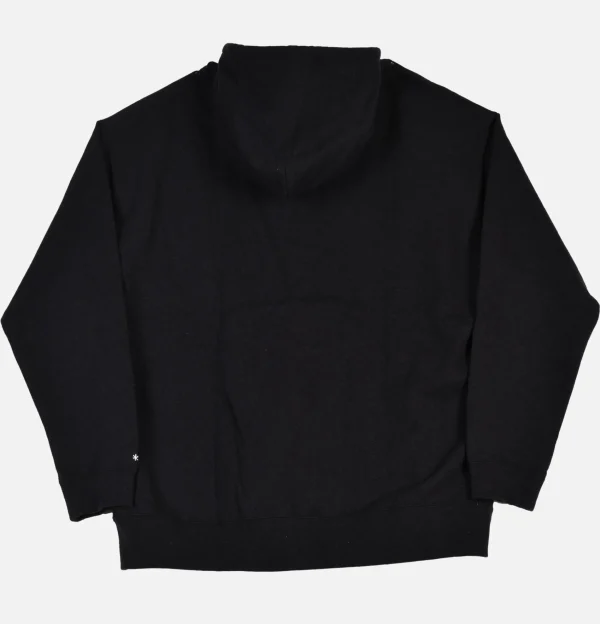 SNOW PEAK Sweats & Polaires | Recycled Cotton Zipup Hoodie Black