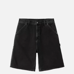 CARHARTT WIP Shorts | Rivet Short Black Stone Washed