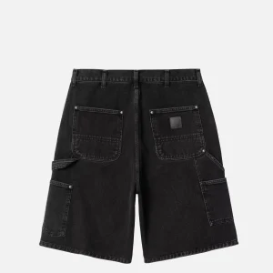 CARHARTT WIP Shorts | Rivet Short Black Stone Washed