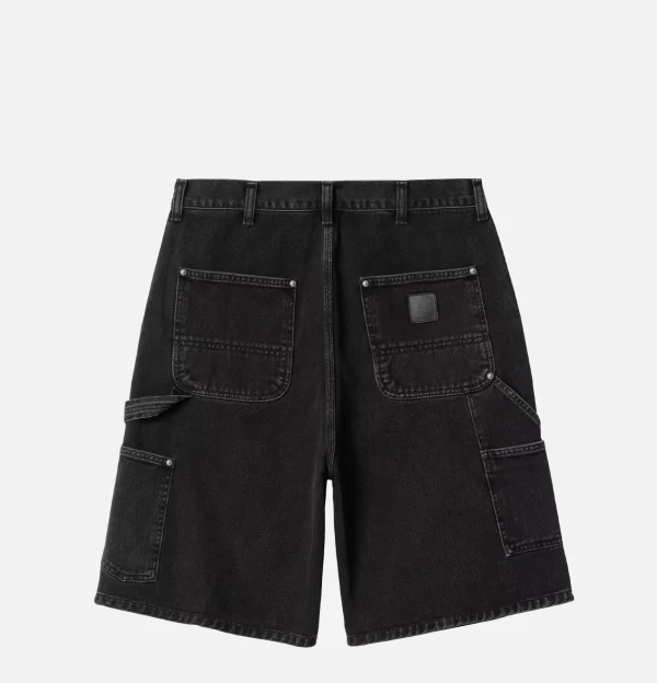 CARHARTT WIP Shorts | Rivet Short Black Stone Washed