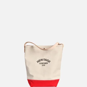 HERITAGE LEATHER COMPANY Sacs Bandoulière | Sac Bandoulière Canvas Bucket Rouge