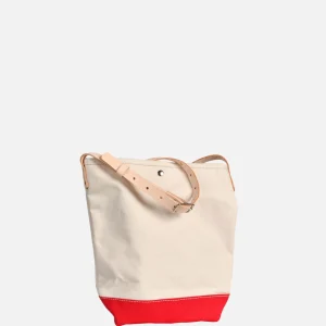 HERITAGE LEATHER COMPANY Sacs Bandoulière | Sac Bandoulière Canvas Bucket Rouge