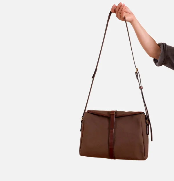 SOUTHERN FIELD INDUSTRIES Sacs Bandoulière | Sac Satchel Acorn & Chocolat