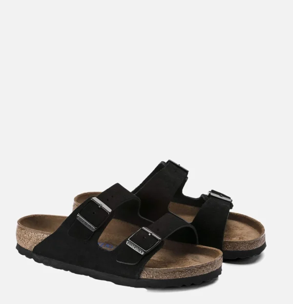 BIRKENSTOCK Sandales | Chaussures | Sandales Arizona  Black Suede Etroite