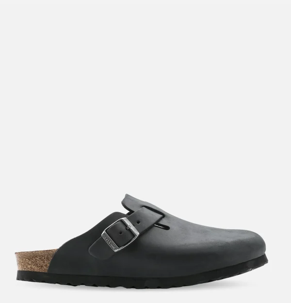 BIRKENSTOCK Sandales | Sandales | Sandales Boston Wax Black Etroite