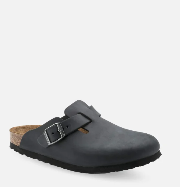 BIRKENSTOCK Sandales | Sandales | Sandales Boston Wax Black Etroite