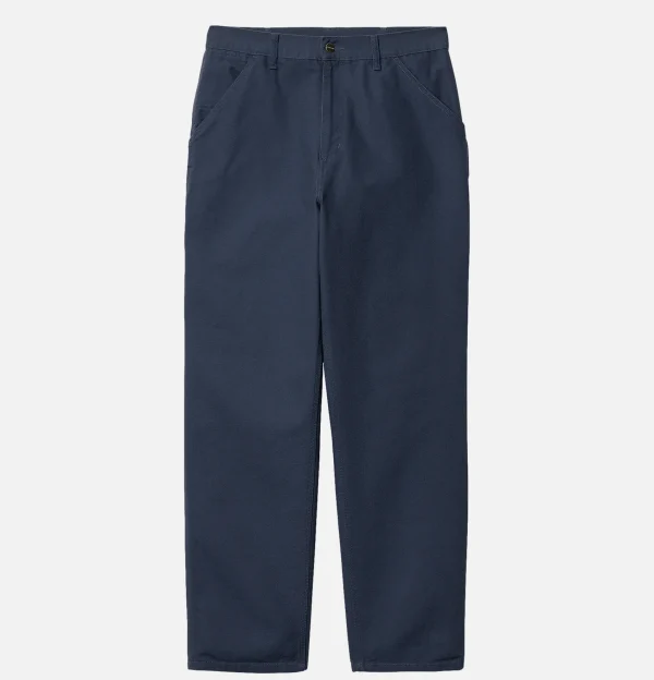 CARHARTT WIP Work Pants | Single Knee Blue Rinse