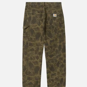 CARHARTT WIP Pantalons | Single Knee Camo Duck Green