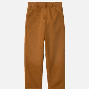 CARHARTT WIP Work Pants | Single Knee Deep H Brown