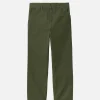 CARHARTT WIP Pantalons | Single Knee Pant Tarragon